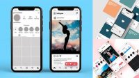 9217+ Mockup Instagram Video Mockup PSD