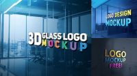 9222+ 3d Glass Logo Mockup Psd Free Download 2020 Free Creative Design