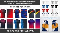 9228+ Template Jersey Coreldraw High-Quality Creative PSD