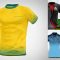 9229+ Mockup Camisa De Futebol Psd Modern PSD Templates