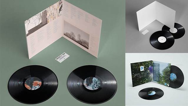 923+ Gatefold Vinyl Mockup Unique High-Resolution PSD