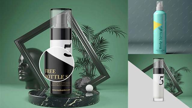 9233+ Spray Mockup PSD Download