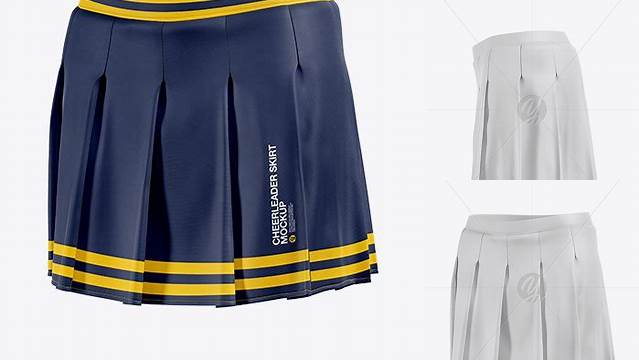 9240+ ?heerleader Skirt PSD Mockup Side View Editable Graphic Free PSD