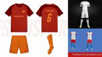 9251+ Football Kit Template Psd Digital Download