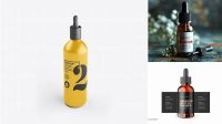 9251+ Metallic Plastic Dropper Bottle PSD Mockup Premium Freebie for Designers