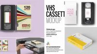 9256+ Vhs Box Mockup High-Quality PSD Files