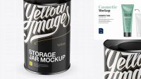 9257+ Glossy Plastic Tube PSD Mockup High-Angle View Creative Digital PSD Download