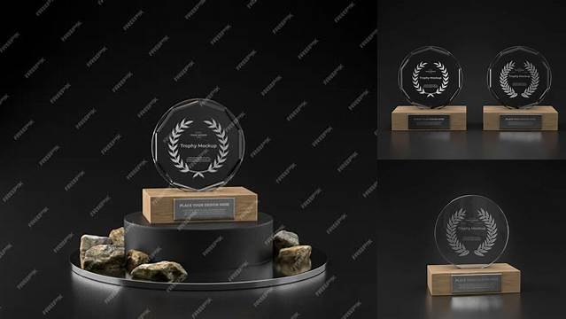 9261+ Trophy Mockup Free PSD