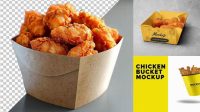 9269+ Fried Chicken Packaging Mockup Free Graphic Mockup PSD