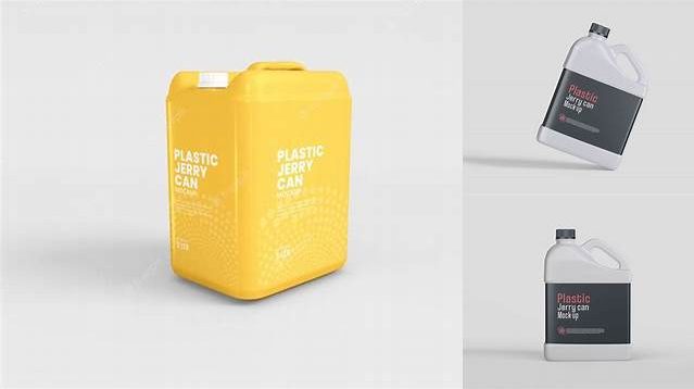 9273+ 40L Plastic Jerrycan PSD Mockup Free Photoshop Mockup Design