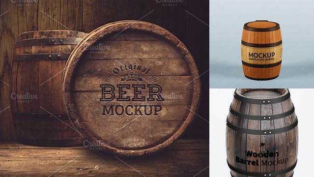 9274+ Barrel Mockup Download Free