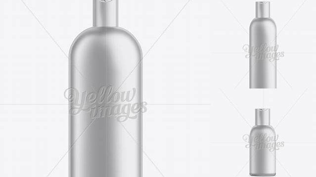 9279+ White Plastic Cosmetic Bottle with Lid 1000 ml Custom Mockup PSD for Free