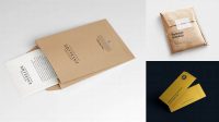 9280+ Kraft Folder with Papers and Envelope PSD Mockup Digital Download