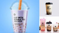 9282+ Mockup Boba For Free Download