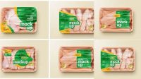 9286+ Chicken Packaging Mockup Free PSD