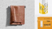 9287+ Paper Towel PSD Mockup Premium Mockup Freebie