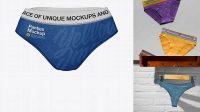 9289+ Woman’s Panties PSD Mockup Front View Free PSD for Creatives