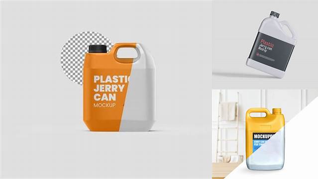 9292+ 20L Plastic Jerry?an PSD Mockup Versatile Photoshop File