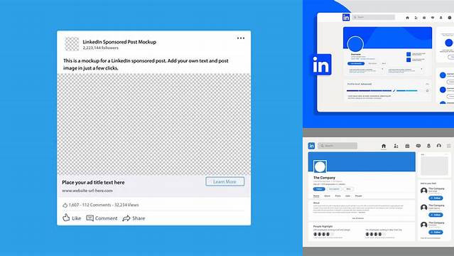 9293+ Linkedin Mockup Free Download Free