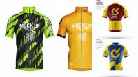 9298+ Cycling Jersey Free Mockup Editable PSD File