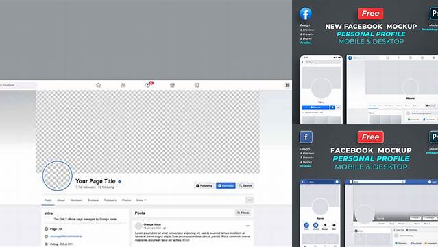 9300+ Mockup Facebook Cover Editable Photoshop File