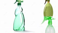 9301+ Clear Spray Bottle with Green Liquid & Transparent ?ap PSD Mockup Editable Photoshop File