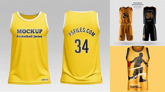 9308+ Basketball Jersey Mockup Psd Free Download Exclusive Free PSD