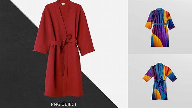 9314+ Bathrobe Mockup Free High-Quality PSD