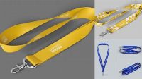 9314+ Lanyard Mockup Template Psd Free Smart Layer PSD