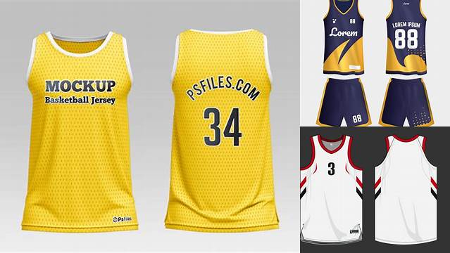 9320+ Basketball Jersey Mockup Front And Back Psd Free Premium Quality Freebie