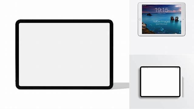 9323+ Ipad Horizontal Mockup Smart PNG Image