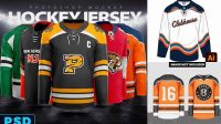 9324+ Free Hockey Jersey Template Psd PSD File Download