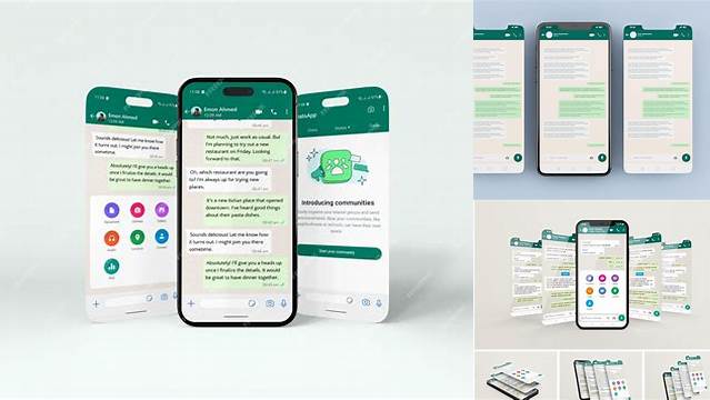 9324+ Whatsapp Chat Mockup Psd Free Modern Free PSD Template