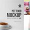 9326+ Cat Food Mockup Professional PSD Mockup