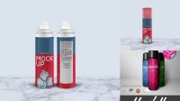 933+ Shaving Foam Bottle PSD Mockup Download Free