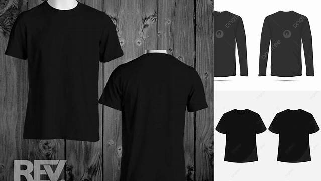 9339+ Mockup Kaos Hitam Polos Depan Belakang Easy Editable