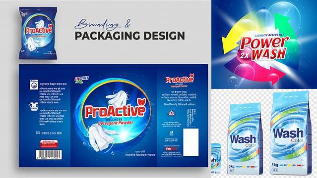 9340+ Detergent Powder Packaging Design Psd Smart Object Free Photoshop File