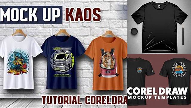 9341+ Mockup Kaos Coreldraw Best for Showcase