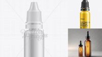 9344+ Plastic Eye Dropper Bottle Mock-up Smart Layer PSD