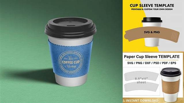 9345+ Opened Coffee Cup With Sleeve PSD Mockup Advanced Editable Template Free