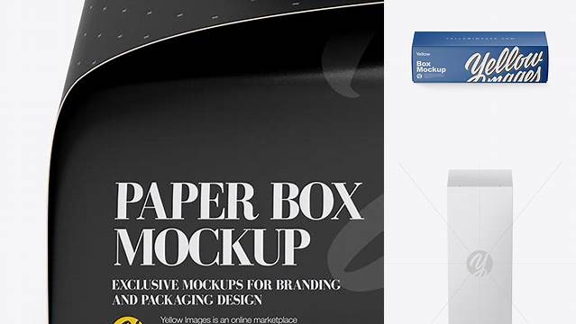 9345+ Textured Box PSD Mockup Front View High Angle Shot Downloadable PSD Design Template