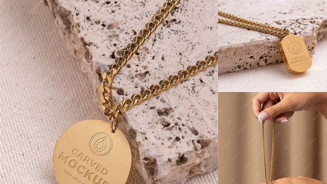 9349+ Necklace Mockup PSD File Download