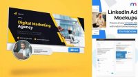 9352+ Linkedin Ad Mockup Generator PSD Download