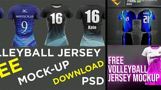 9362+ Mockup Jersey Voli Psd PSD Download