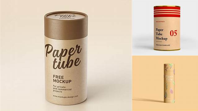 9369+ Paper Tube Mockup Free Download Customizable Design Files