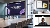 9370+ Zoom Meeting Mockup Psd Modern PSD Templates