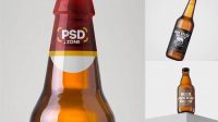 9371+ Beer Bottle PSD Mockup Exclusive Free Photoshop Mockup