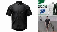 9371+ Mockup Kemeja Hitam Include TIFF