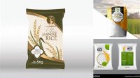 9372+ Rice Package Mockup Free PSD for Creatives