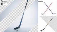 9373+ Glossy Hockey Stick PSD Mockup High-Resolution Editable PSD